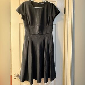 Brooks Brothers Classic Black Midi Dress